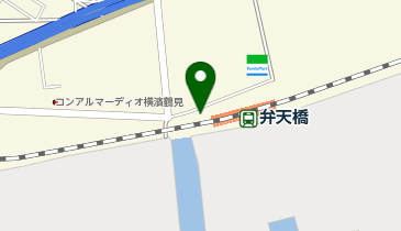 バイクパーク弁天橋の地図画像