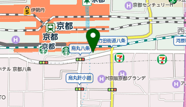 エコステーション21 八条口まちかど駐輪場バイクエリアの地図画像