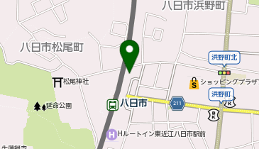 東近江市八日市駅自転車駐車場の地図画像