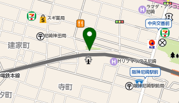 尼崎市立 阪神尼崎駅西自転車駐車場の地図画像