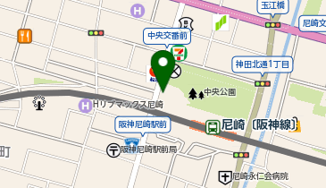 尼崎市立 阪神尼崎駅北自転車駐車場の地図画像