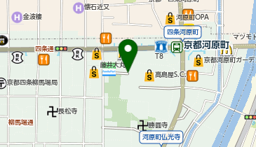 京都タカシマヤ直営駐輪場の地図画像