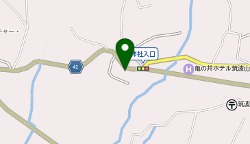 筑波山 市営第2駐車場の地図画像