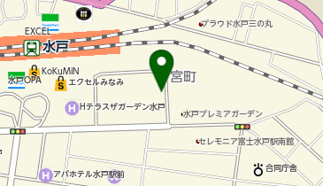 水戸駅南パーキングの地図画像