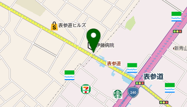 二輪車用パーキングメーター (港区北青山3丁目5番及び6番付近・表参道)の地図画像