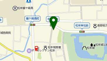 松本市営開智大型駐車場[バイク]の地図画像