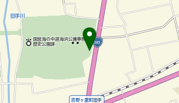 吉野ケ里歴史公園 東口駐車場 [バイク・自転車]の地図画像