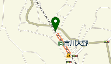 JR市川大野駅 第1駐輪場の地図画像