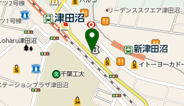 JR津田沼駅北口第三自転車等駐車場の地図画像