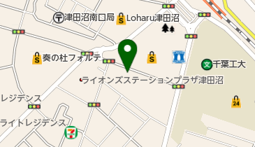 JR津田沼駅南口第二自転車等駐車場の地図画像