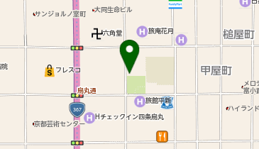 京都市御射山自転車等駐車場の地図画像