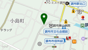 トリエC館自転車駐輪場の地図画像