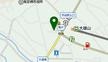 市営大雄山駅前第1駐輪場の地図画像