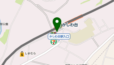 かしわ台駅前有料駐輪場の地図画像