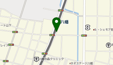 八幡駅東自転車駐車場の地図画像