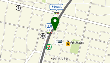 上島駅北自転車等駐車場の地図画像