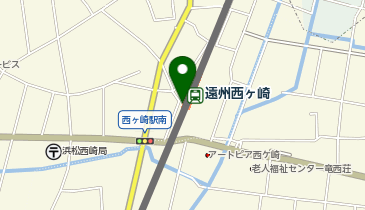 遠州西ヶ崎遠鉄駐輪場4の地図画像