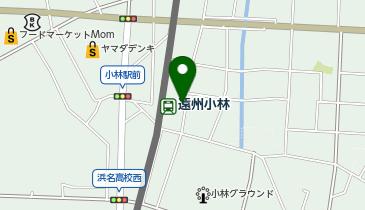 遠州小林駅東遠鉄駐輪場の地図画像