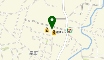 サイクル&バスライド フードワン泉店バス停駐輪場の地図画像