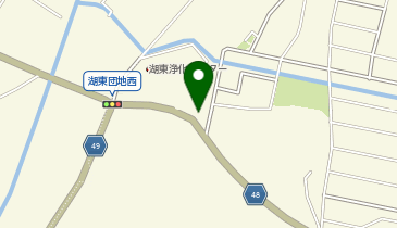 サイクル&バスライド 湖東団地西バス停駐輪場の地図画像