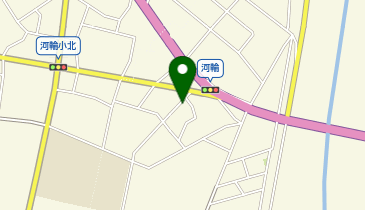 サイクル&バスライド 河輪バス停駐輪場の地図画像