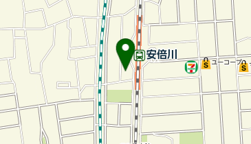 安倍川駅西口駐輪場の地図画像