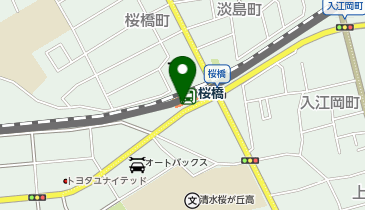 桜橋西側2階駐輪場の地図画像