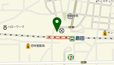 島田駅北口自転車等駐車場の地図画像