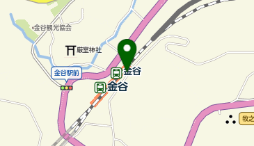 金谷駅南駐輪場の地図画像