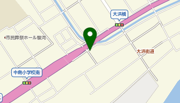 サイクル&バスライド大浜駐輪場の地図画像