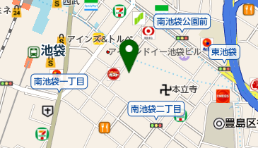 池袋駅南自転車駐車場の地図画像