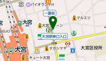 大宮駅第2自転車駐車場の地図画像