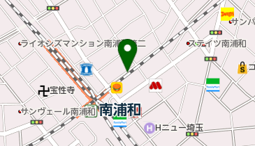 南浦和高架下第2自転車駐車場の地図画像