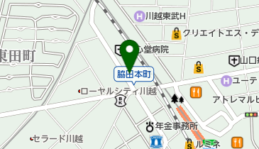 川越駅西口第一自転車駐車場の地図画像