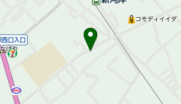 新河岸駅自転車駐車場の地図画像