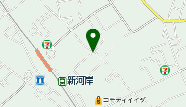 新河岸駅第一自転車置場の地図画像