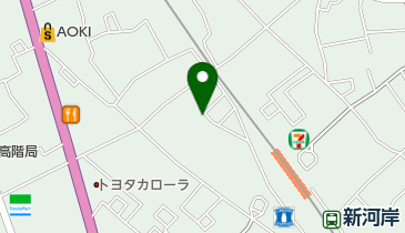 新河岸駅第二自転車置場の地図画像