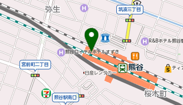 熊谷市立熊谷駅自転車駐車場の地図画像