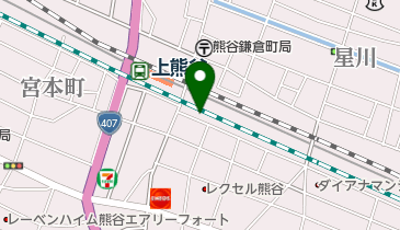 上熊谷駅東自転車駐車場の地図画像