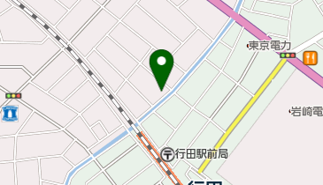 行田駅西自転車駐車場の地図画像