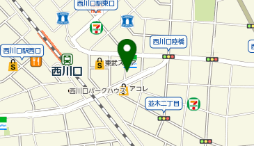 西川口駅東口コイン駐輪場の地図画像