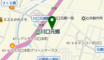 川口元郷地下自転車駐車場の地図画像