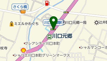 川口元郷駅第1自転車置場の地図画像