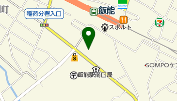 飯能駅南口第二自転車駐車場の地図画像