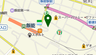 飯能駅前駐輪場の地図画像