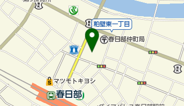 春日部東口サイクルインの地図画像