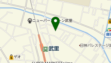武里サイクルパークの地図画像