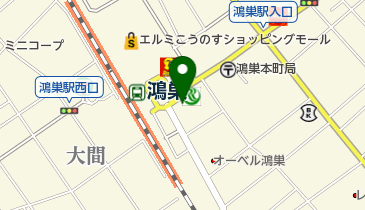 龍泉堂自転車パーキングの地図画像