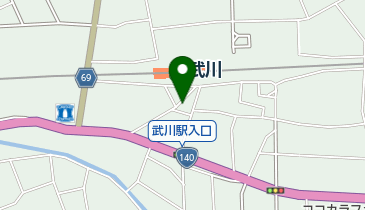 田尻駐輪場の地図画像