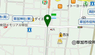 東武ランドシステム草加第2駐輪場の地図画像